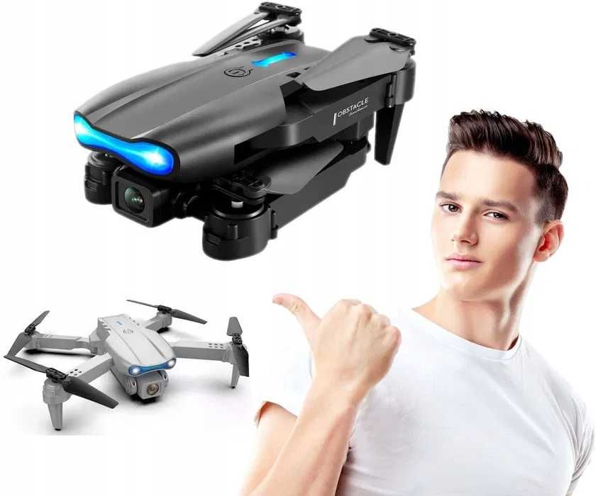 DRON PRO FULL HD WIFI Zasięg 45min Bez zezwolenia Zawis Model 2024