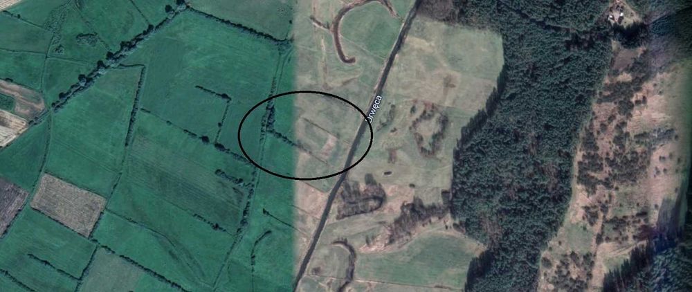 sprzedam działkę 1,3 ha,  teren z dostępem do rzeki Drwęcy.