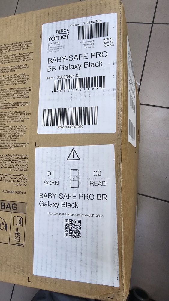 Nowy fotelik samochodowy nosidełko Britax Romer BABY-SAFE PRO