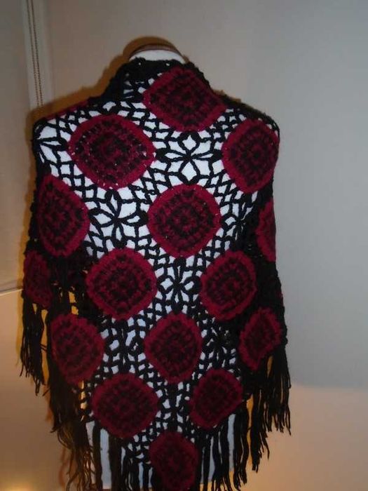 Xaile estilo artesanal, padrões vintage