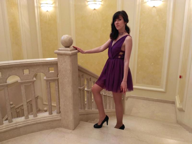 Коктельна сукня, пишна юбка, фатин, сукня на свято