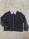 Винтажная зимняя куртка шерпа от levis