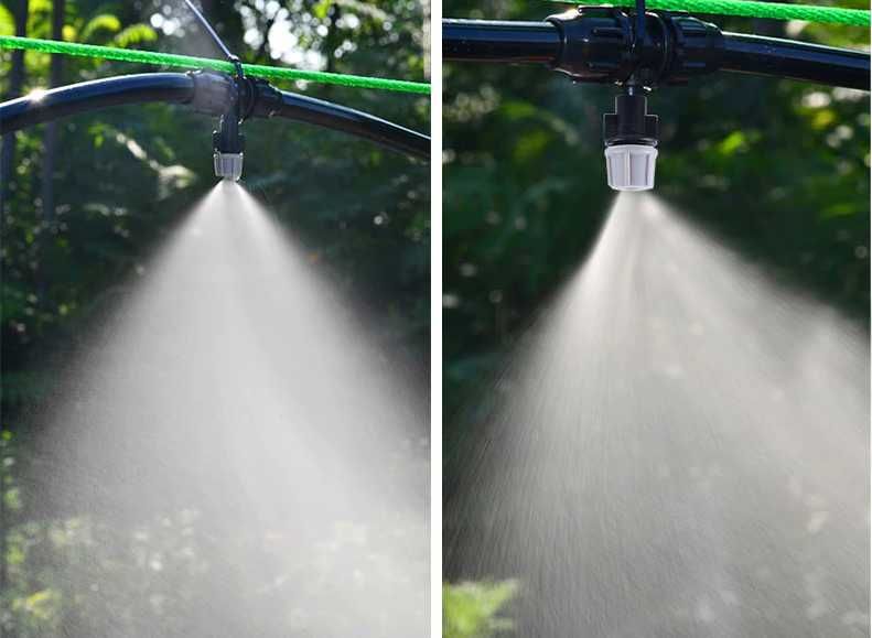 Kurtyna Wodna Ogrodowa Zraszacz Mgiełka Zestaw 20m