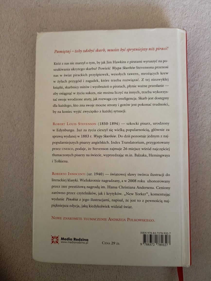 Wyspa Skarbów, Robert Louis Stevenson, Roberto Innocenti