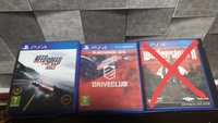 Ігри для PS. Need for speed Rivals, Driverclub, Wolfenstein ll The new