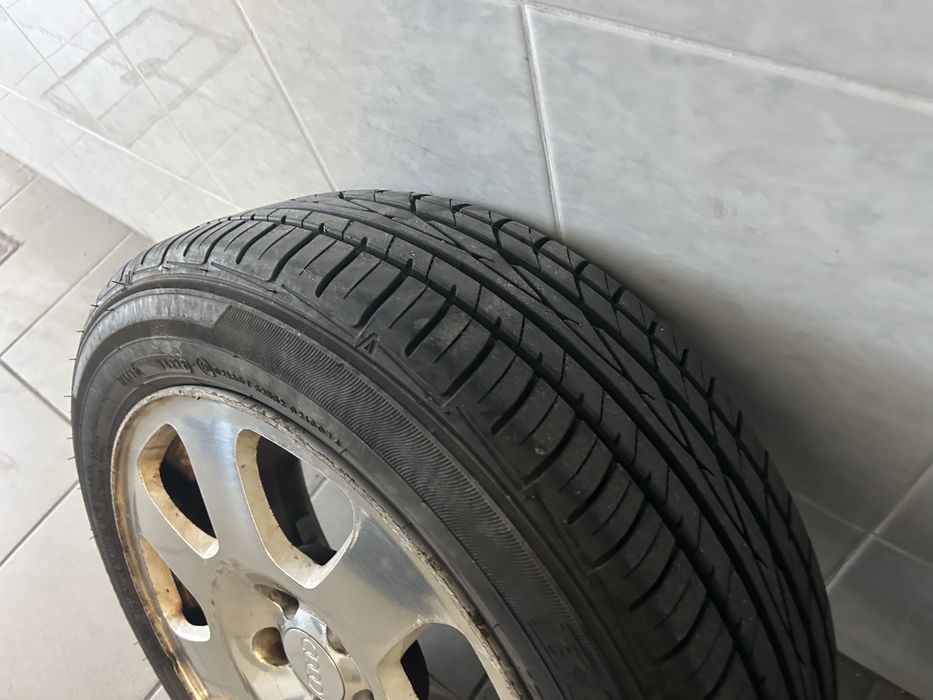 Jantes e pneus 15” 5x100 Audi