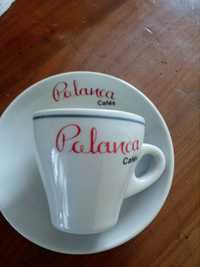 Chávena café polanca em cone com traço cinza