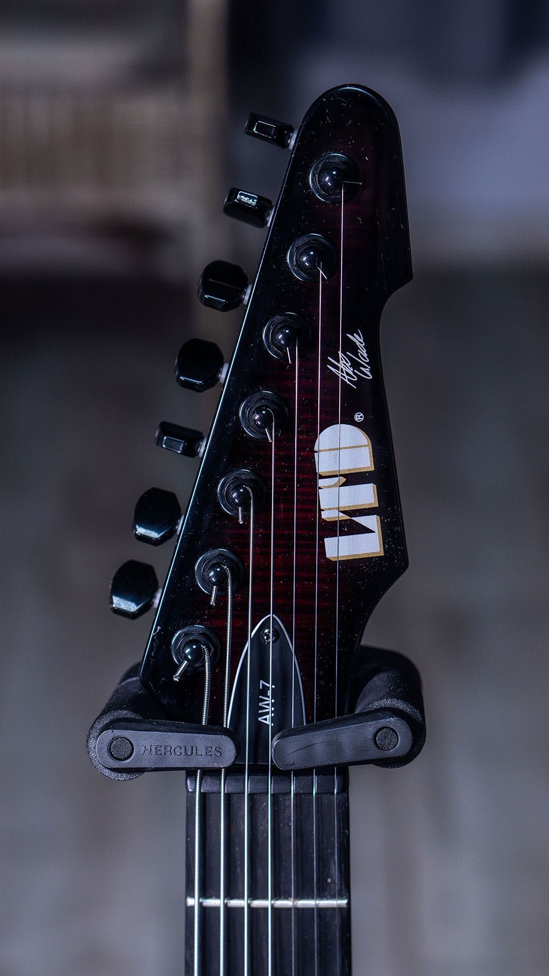 Gitara Elektryczna ESP LTD AW-7 siedmiostrunowa + case