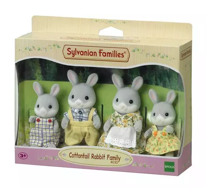 Sylvanian Families. Rodzina szarych króliczków. Epoch