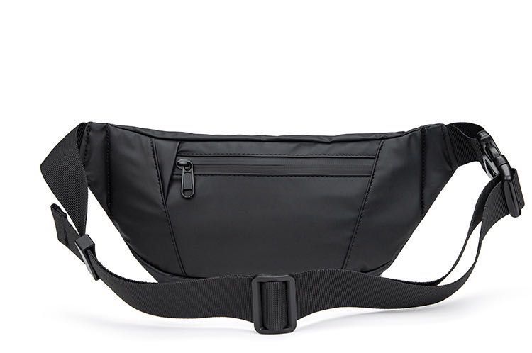 Сумка поясная бананка черная