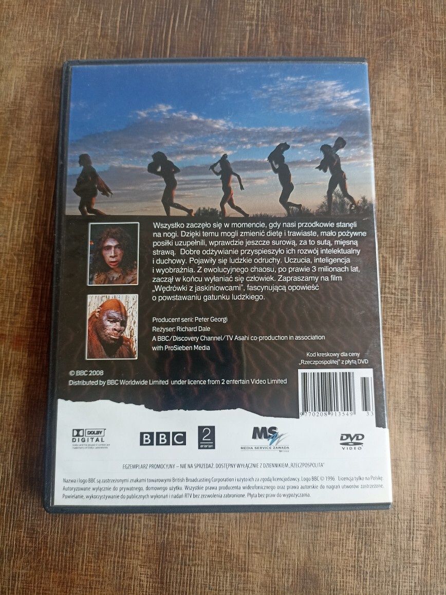 Film: Wędrówki z jaskiniowcami (Pierwotni mieszkańcy Ziemi), cz. 9, dv