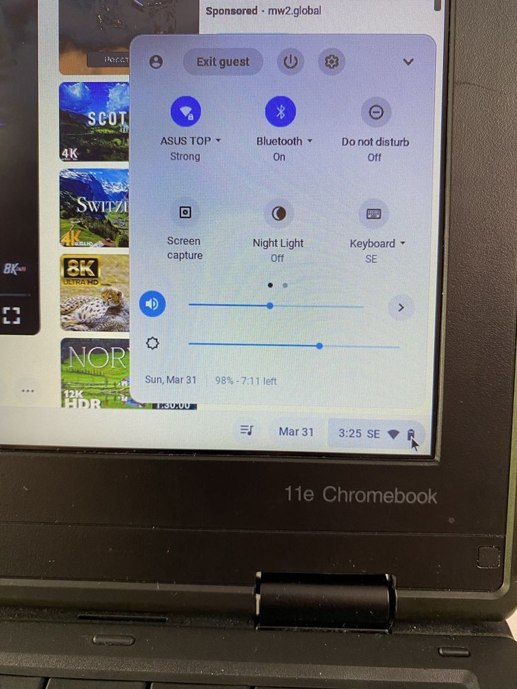 Lenovo 11e Chromebook 11.6" 4/32GB/плеймаркет/супер акб