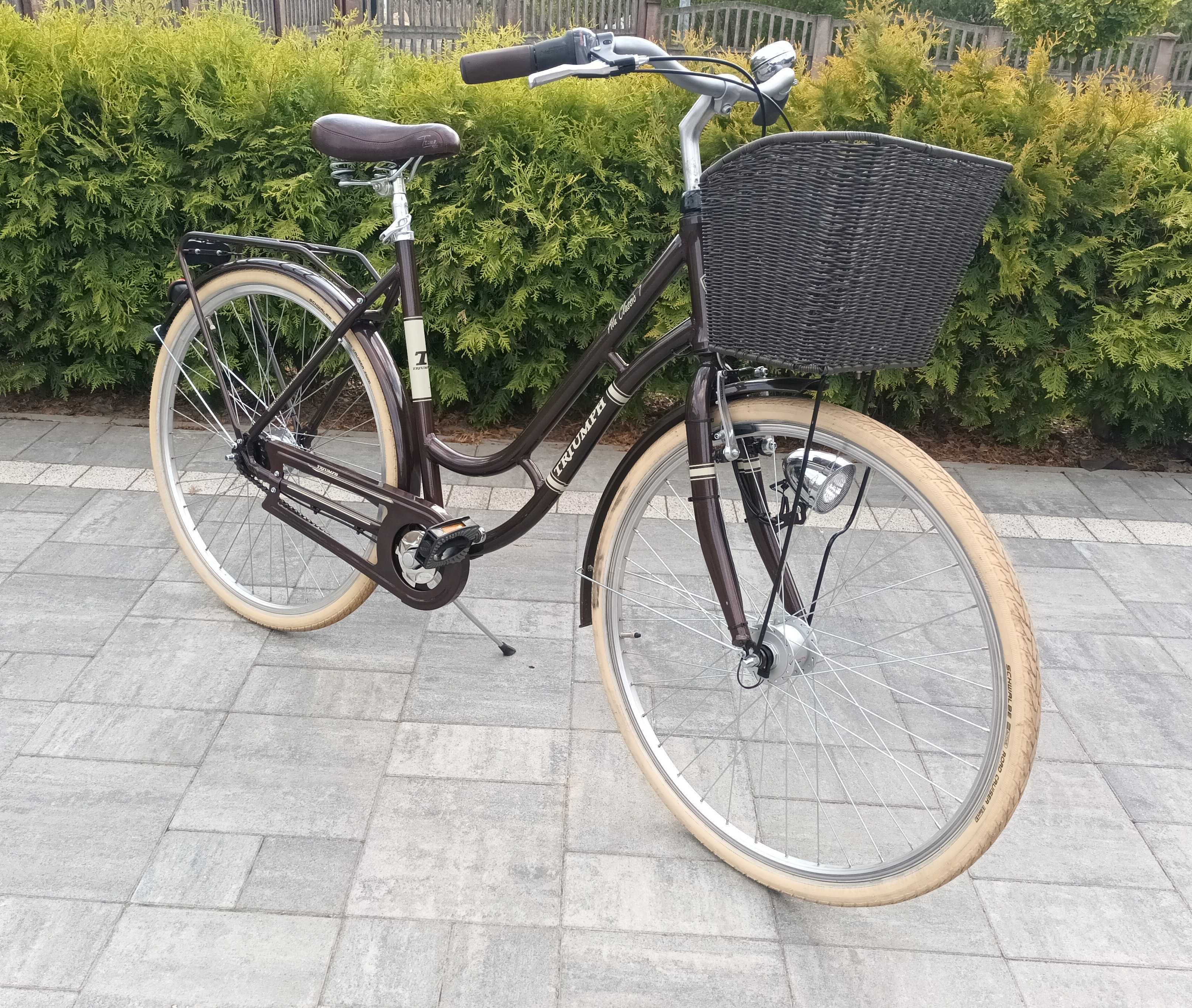 Niemiecki Rower  Damski Triumph Prądnica,LED,Nexus7 Stan Jak Nowy
