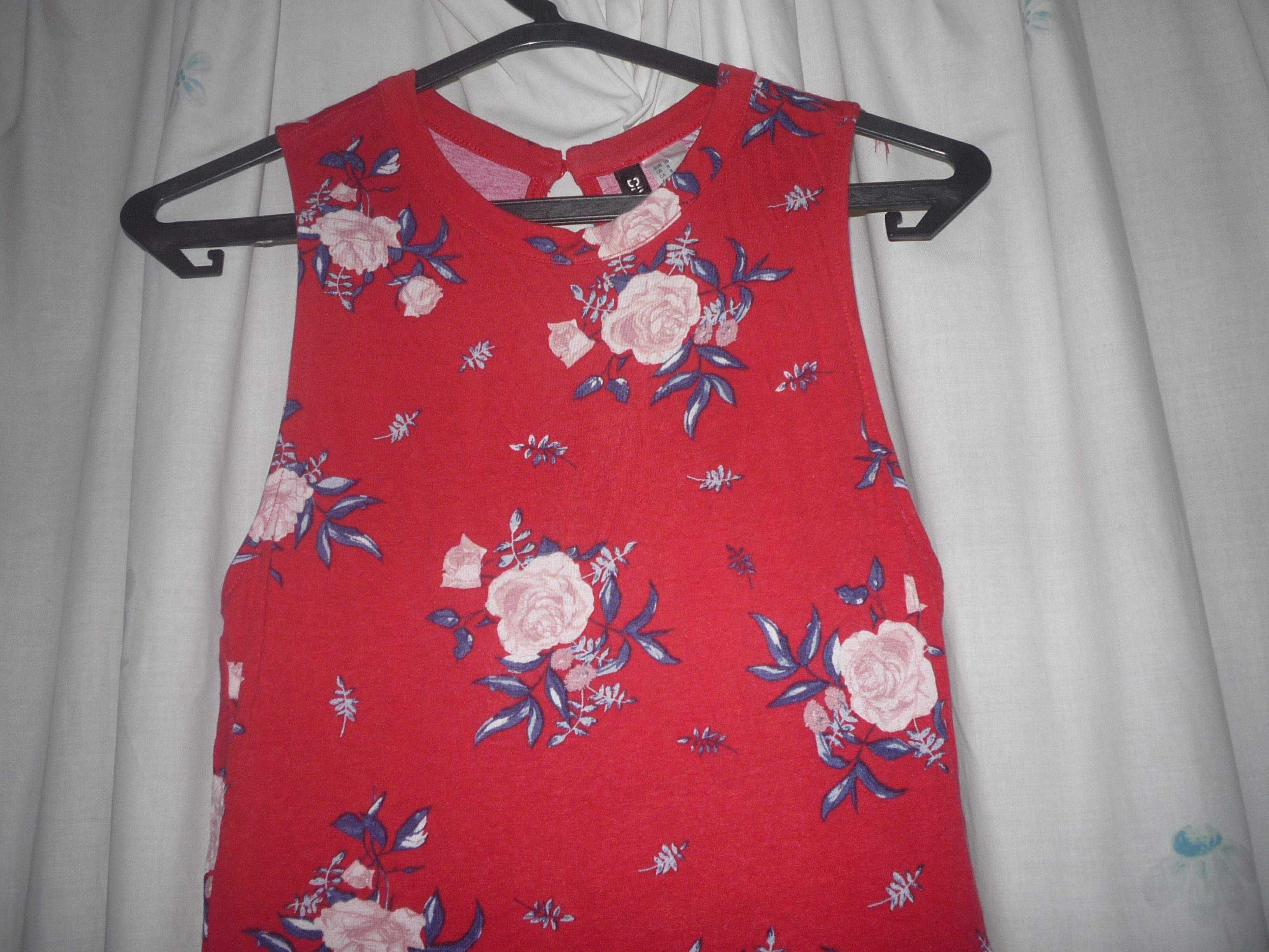 Vestido com rosas: 1 euro