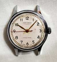Часы Спортивные 1956 года выпуска в хроме 17 камней 1МЧЗ ссср