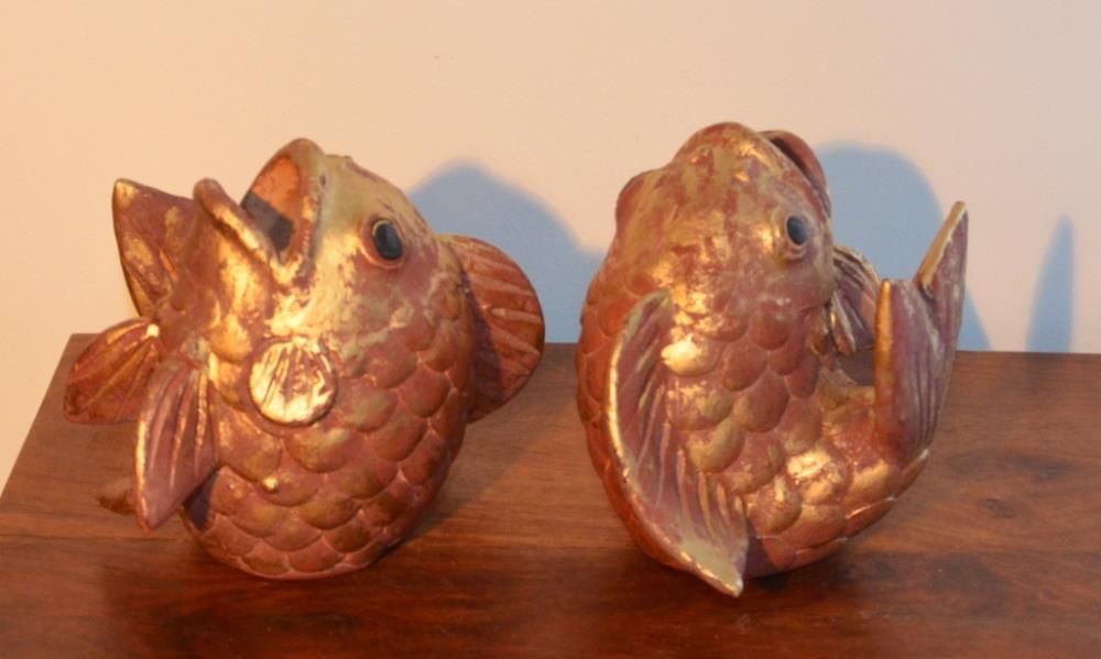Peixes em Terracota – Peça Decorativa e Utilitária