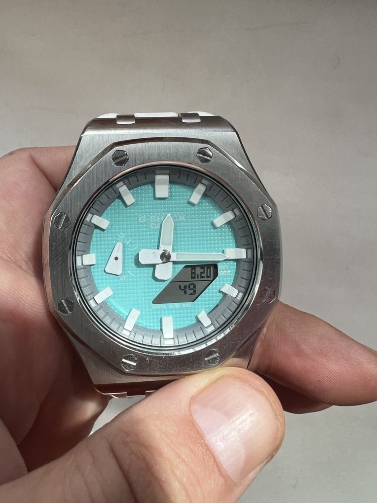 Мужские часы Casio GA-2110ET Custom Tiffany  Оригинал!