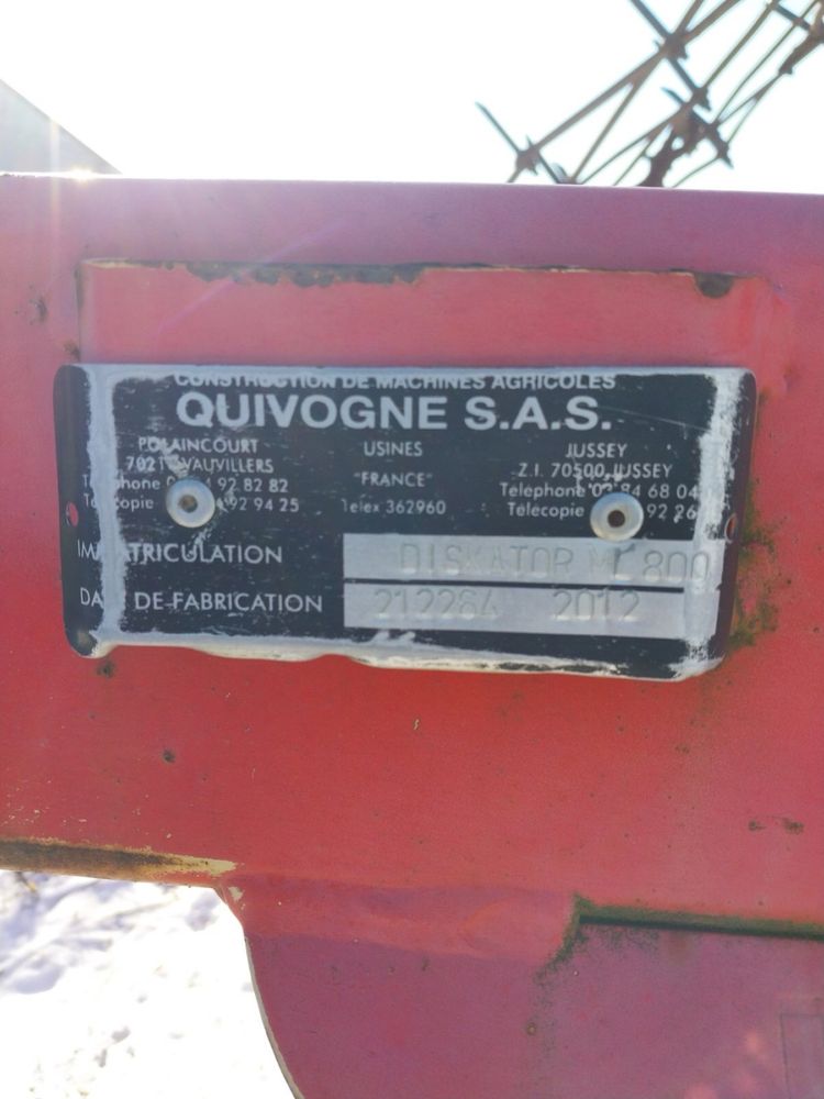 Дискова борона QUIVOGNE Кивонь 8метров