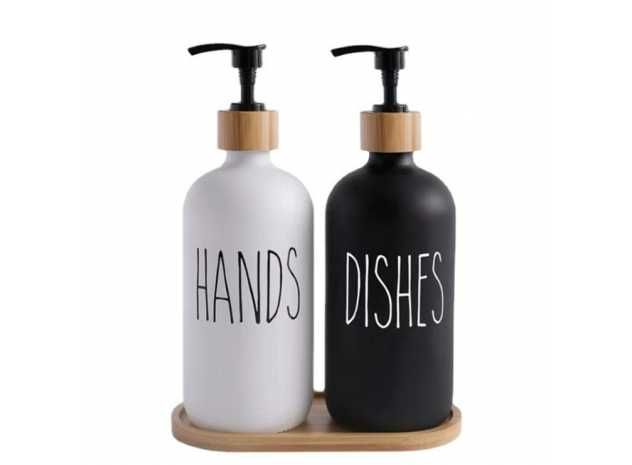 Zestaw Dozowników na Mydło i Płyn do Naczyń