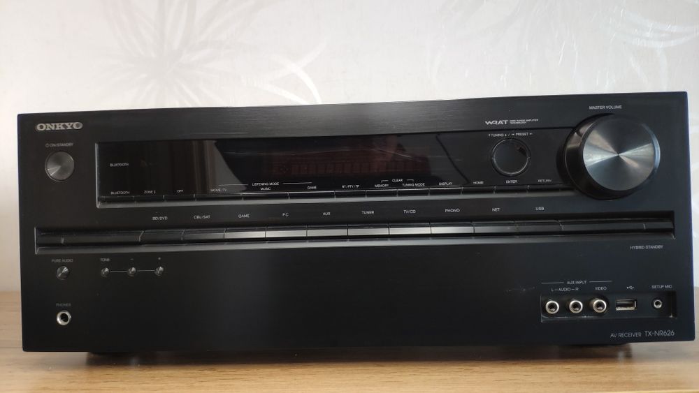 Onkyo TX-NR626 — AV ресивер 7.2 (Hi-Res Audio, HDMI, Wi-Fi, Bl