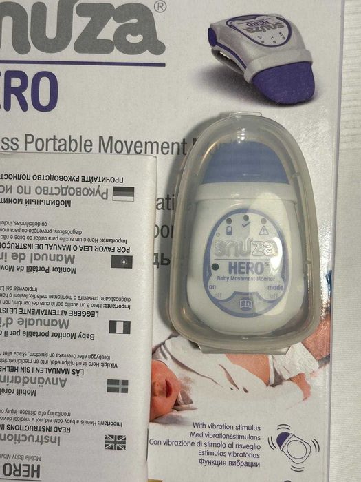 Monitor de respiração para bebés Snuza Hero