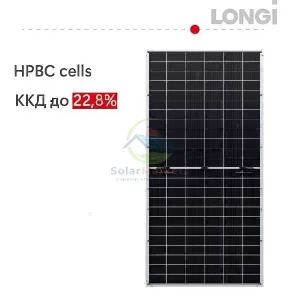 Солнечная батарея LR8-66HGD-615М LONGi (Bifacial)