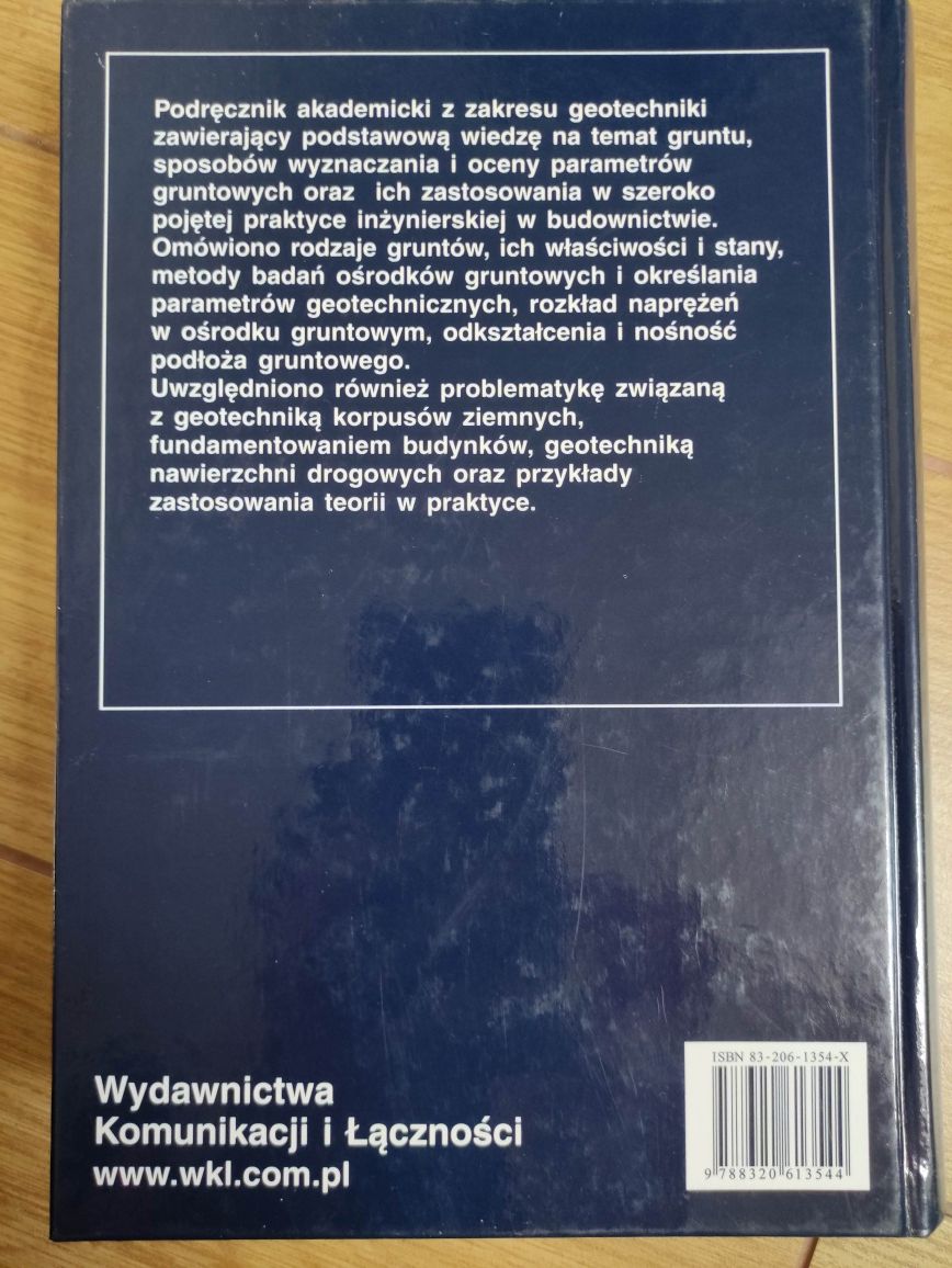 Książka"Zarys geotechniki" Wiłun, stan bardzo dobry