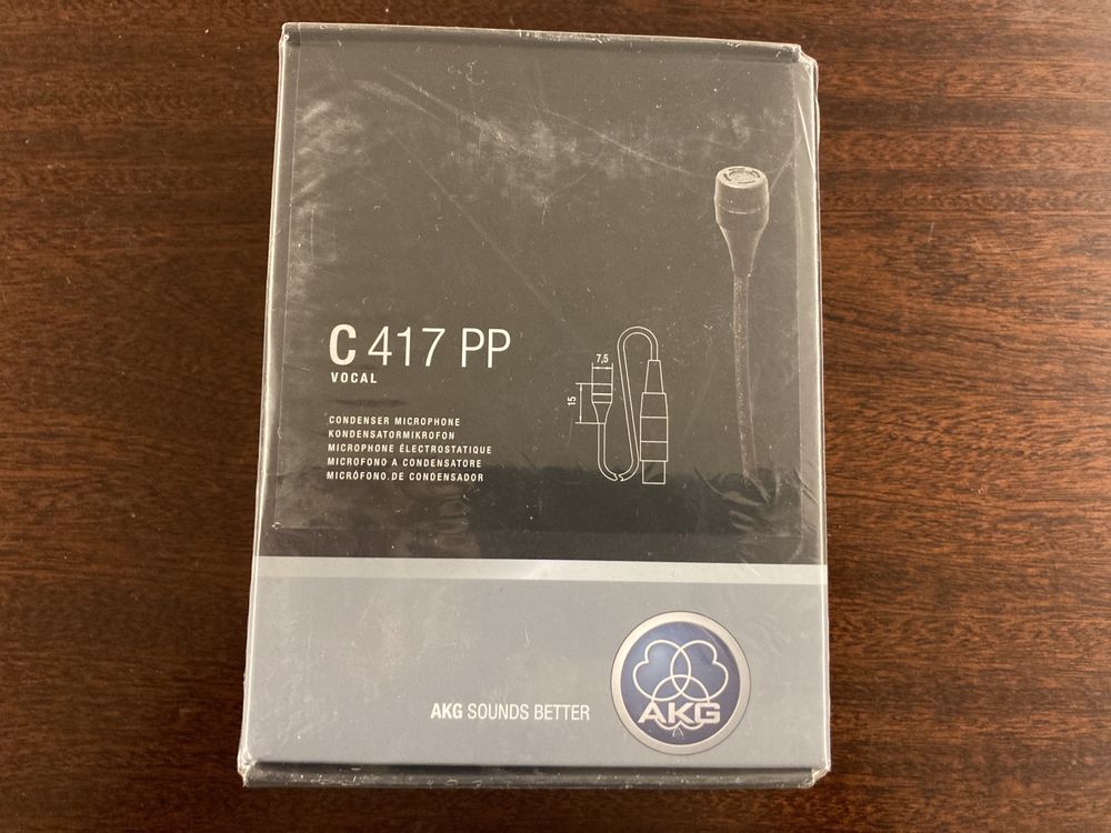 Microfone de lapela AKG C 417 PP