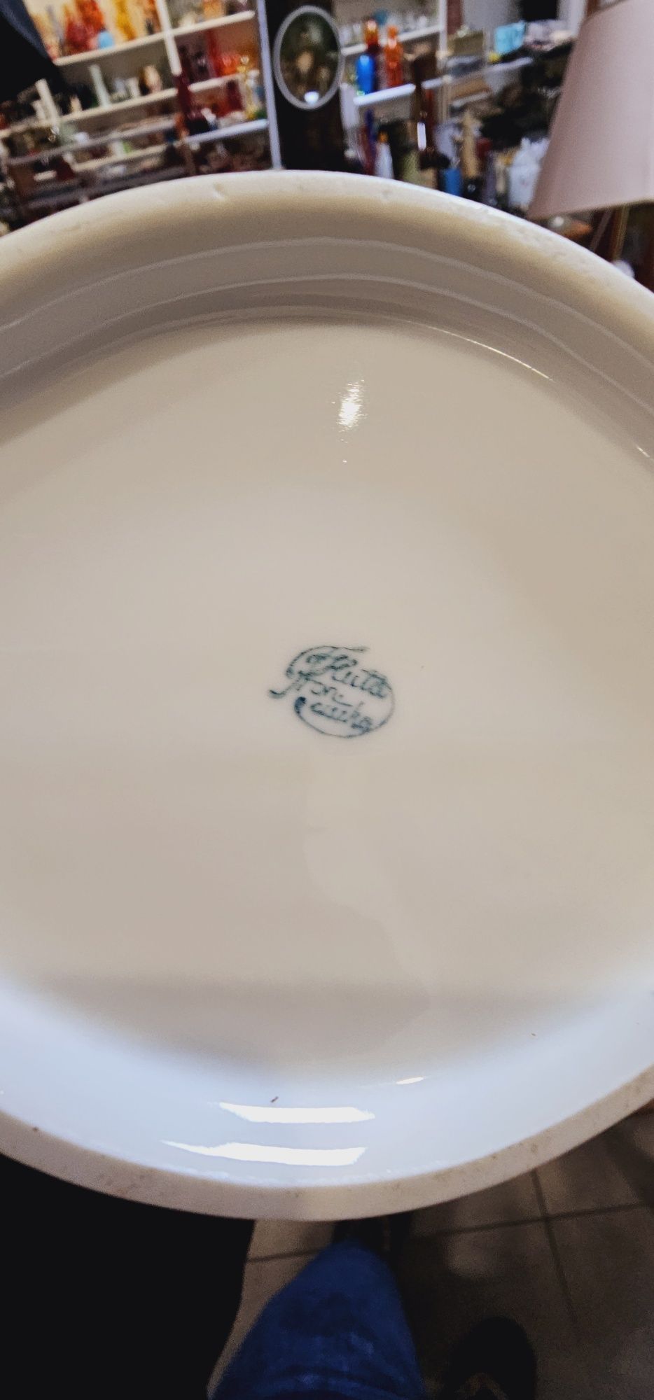 Porcelanowy, przedwojenny dzbanek - Huta Franciszka
