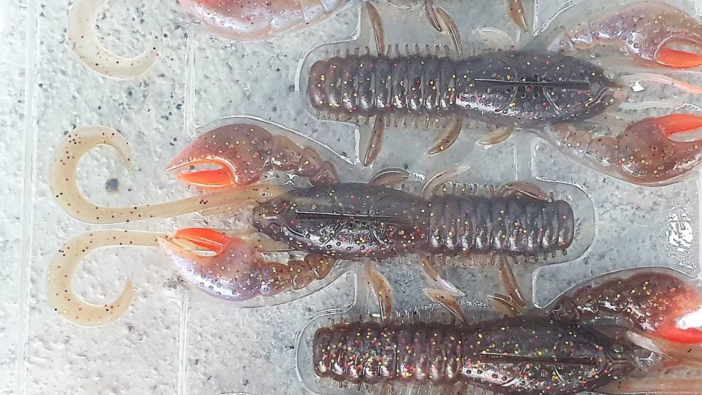 Guma raczek Berkley REALISTIC Hollow Body Craw 10cm - Zestaw 30 sztuk