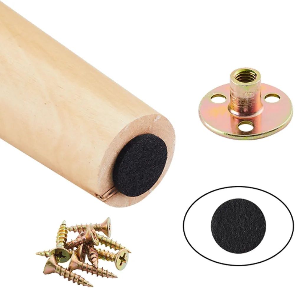 Drewniane nogi meblowe 12cm 4szt N508