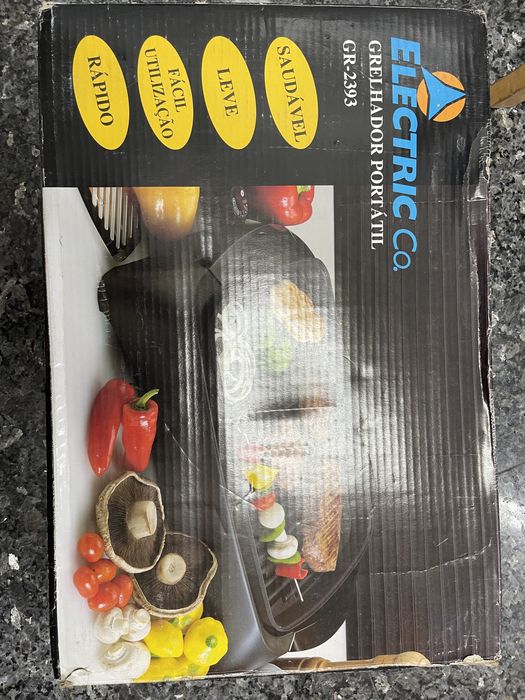 Grelhador eléctrico novo