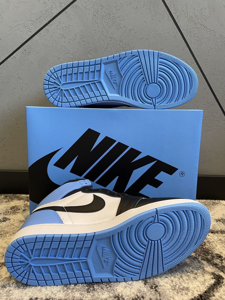 Air Jordan 1 Retro High OG University Blue UNC Toe Baby Blue