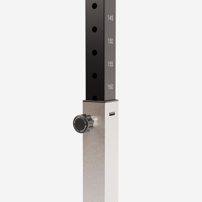 Rack de Musculação de 120 kg Ultracompacto e Dobrável em 2