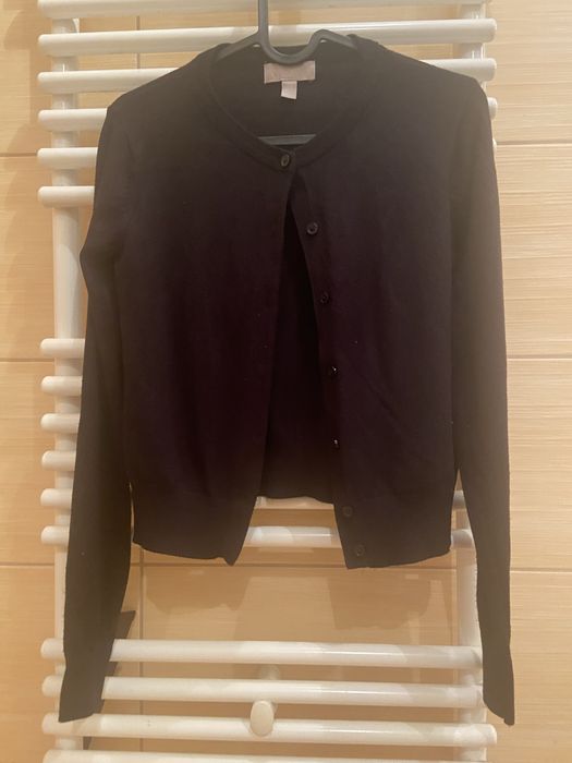 Sweter rozpinany czarny