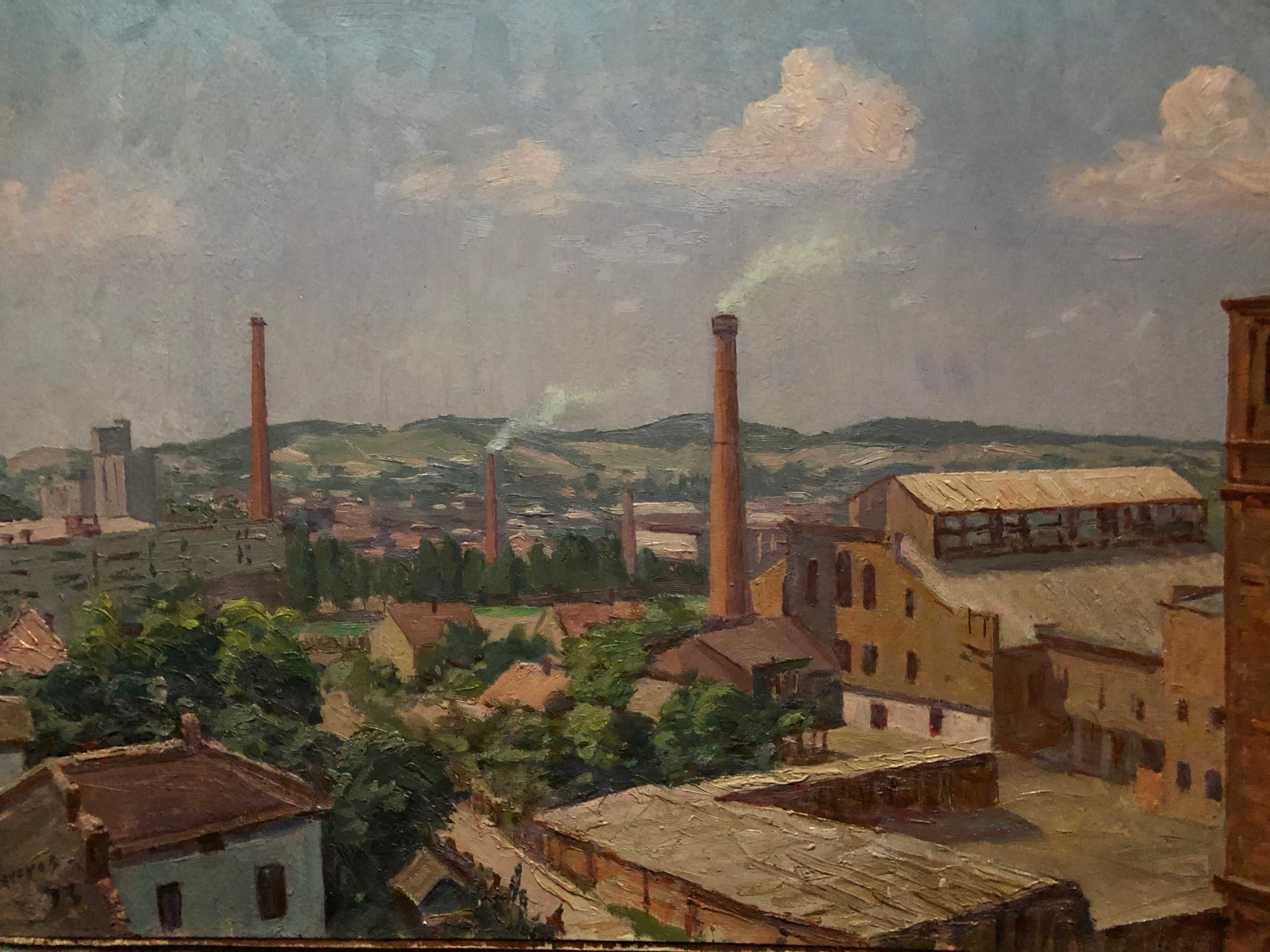 Промисловий Львів 1973р. художник Георгий Кононов (1896гр.)