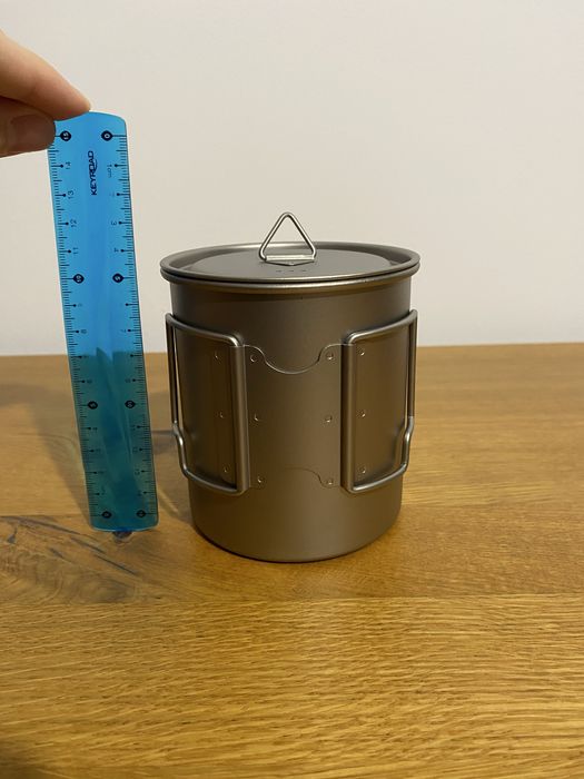 Tytanowa menażka 750 ml + pokrowiec