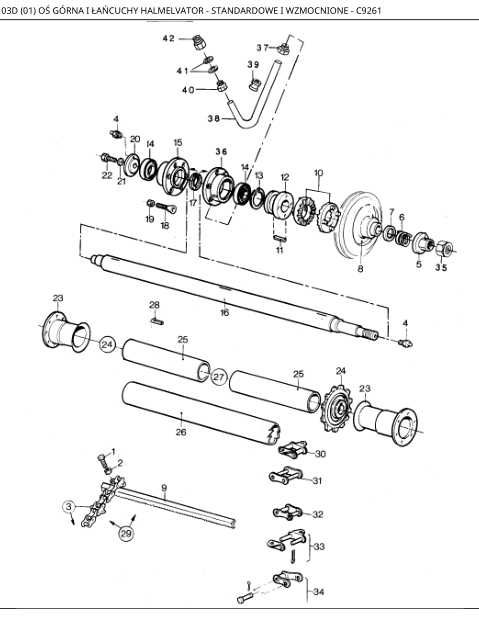 New Holland TC52 TC54 TC56 katalog czesci POL