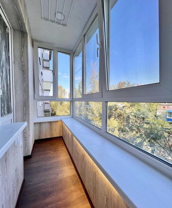 Балкон ПОД КЛЮЧ місто Київ, Лоджія з нуля БУДЬ ЯКА СКЛАДНІСТЬ