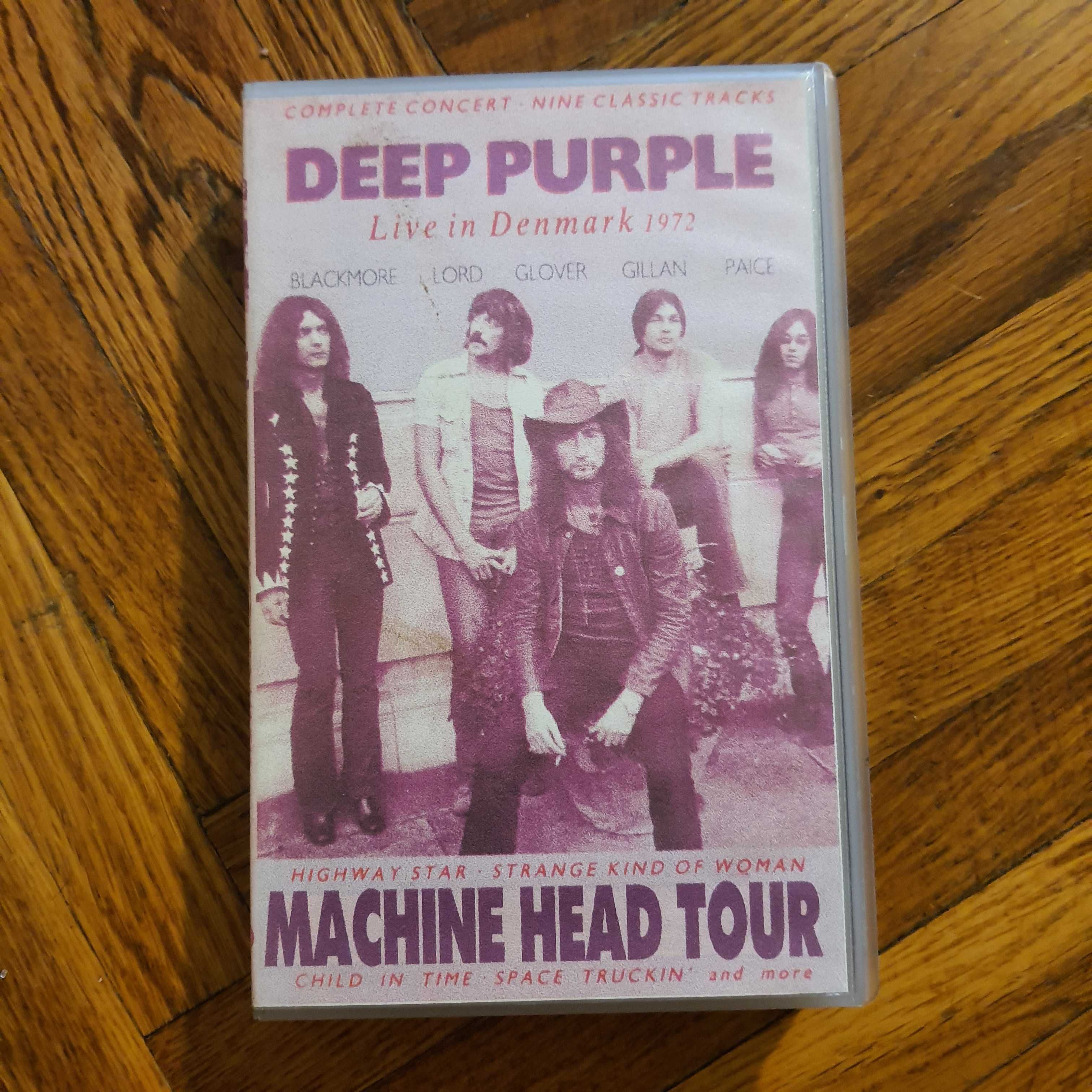 Видео кассета VHS Deep Purple Machine Head Tour Live in Denmark 1972
