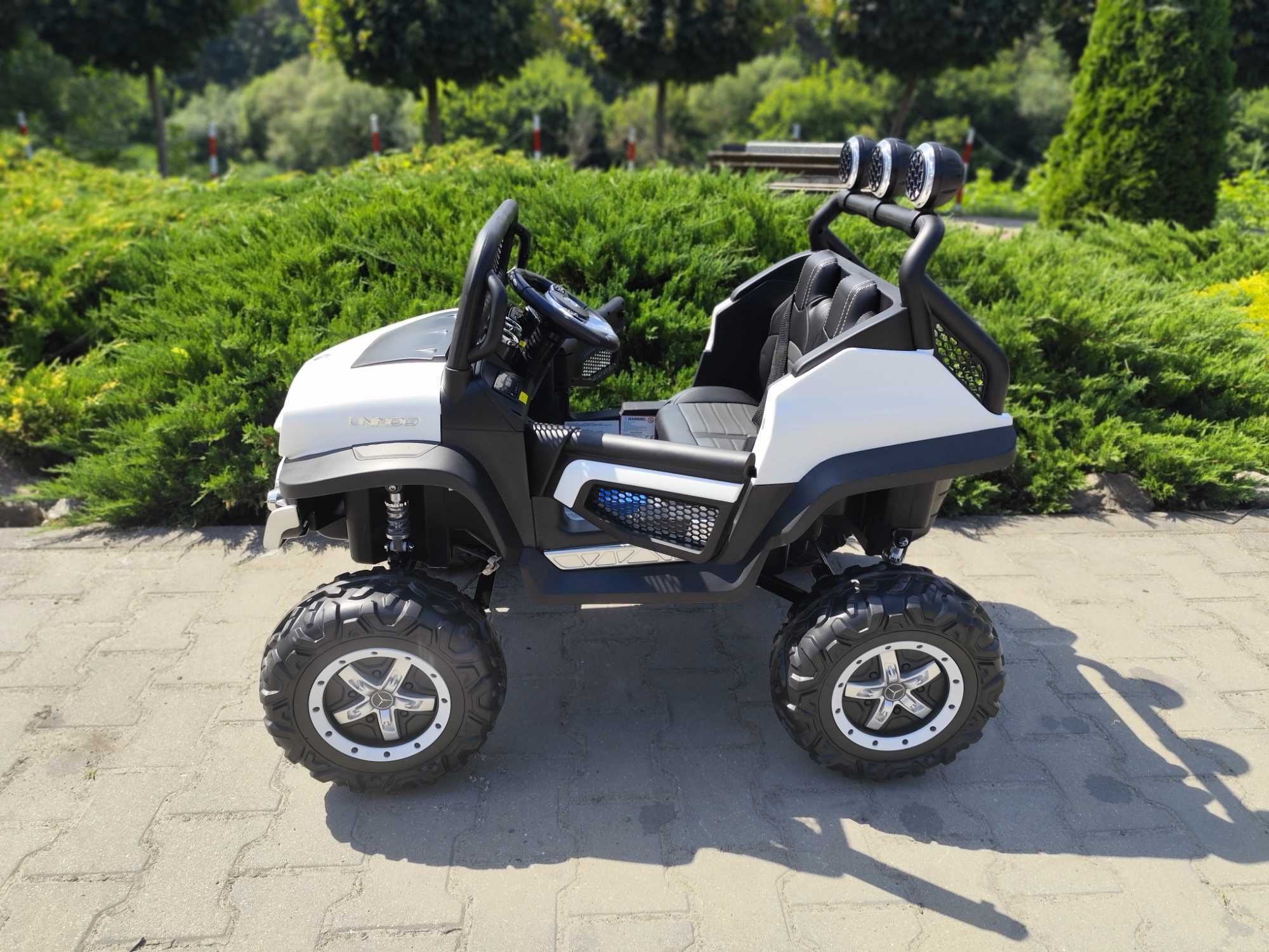 Auto Na Akumulator Mercedes Unimog 4x4 Napęd - Pilot - NOWE