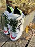 Fendi Roma Holographic Leather & Nylon High Top Sneaker