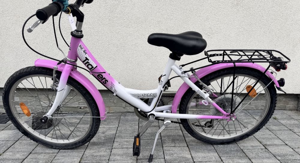 Super stan! Rower Travers koła 20” dla dziewczynki ok. 4-7 lat
