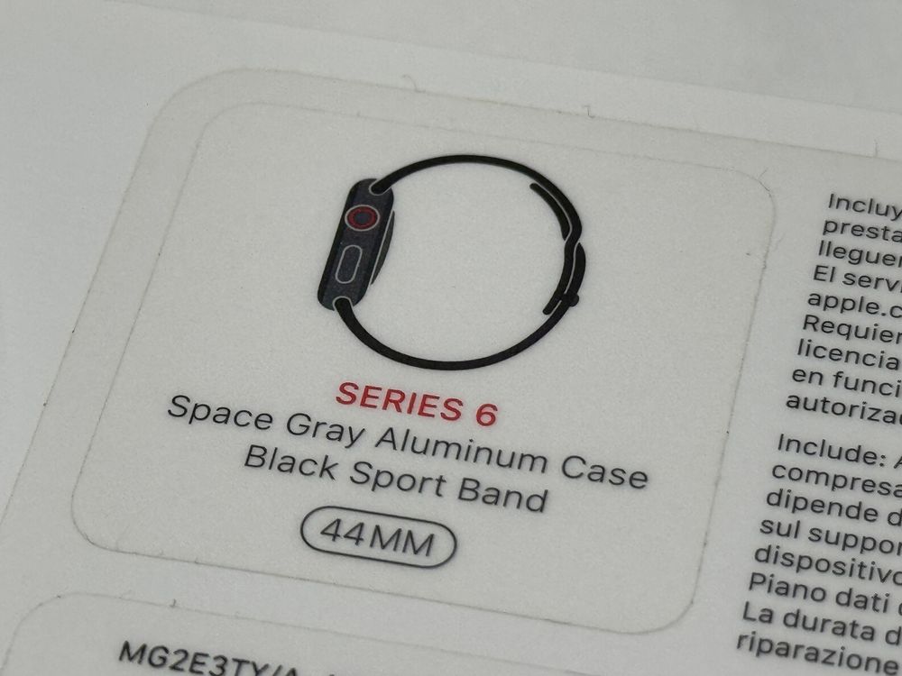 Apple Watch Series 6 LTE/4G/E-SIM 44mm