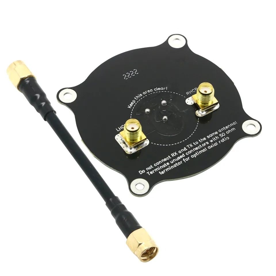 Антена для FPV окулярів Triple Feed Patch 5.8GHz RP-SMA SMA