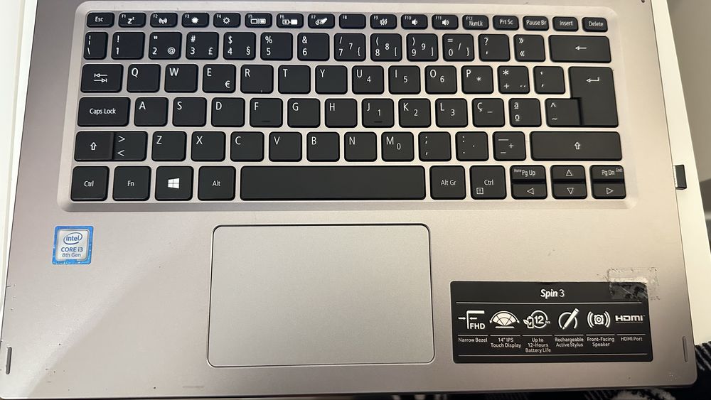 Computador acer hibrido spin 3
