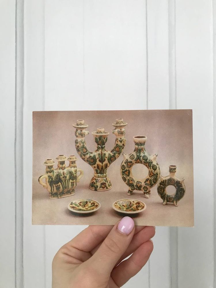Набір набор листівки Косовская керамика открытки Косов Косів кераміка