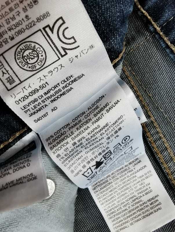 Spodnie jeansy Levi's 511 W30 L30