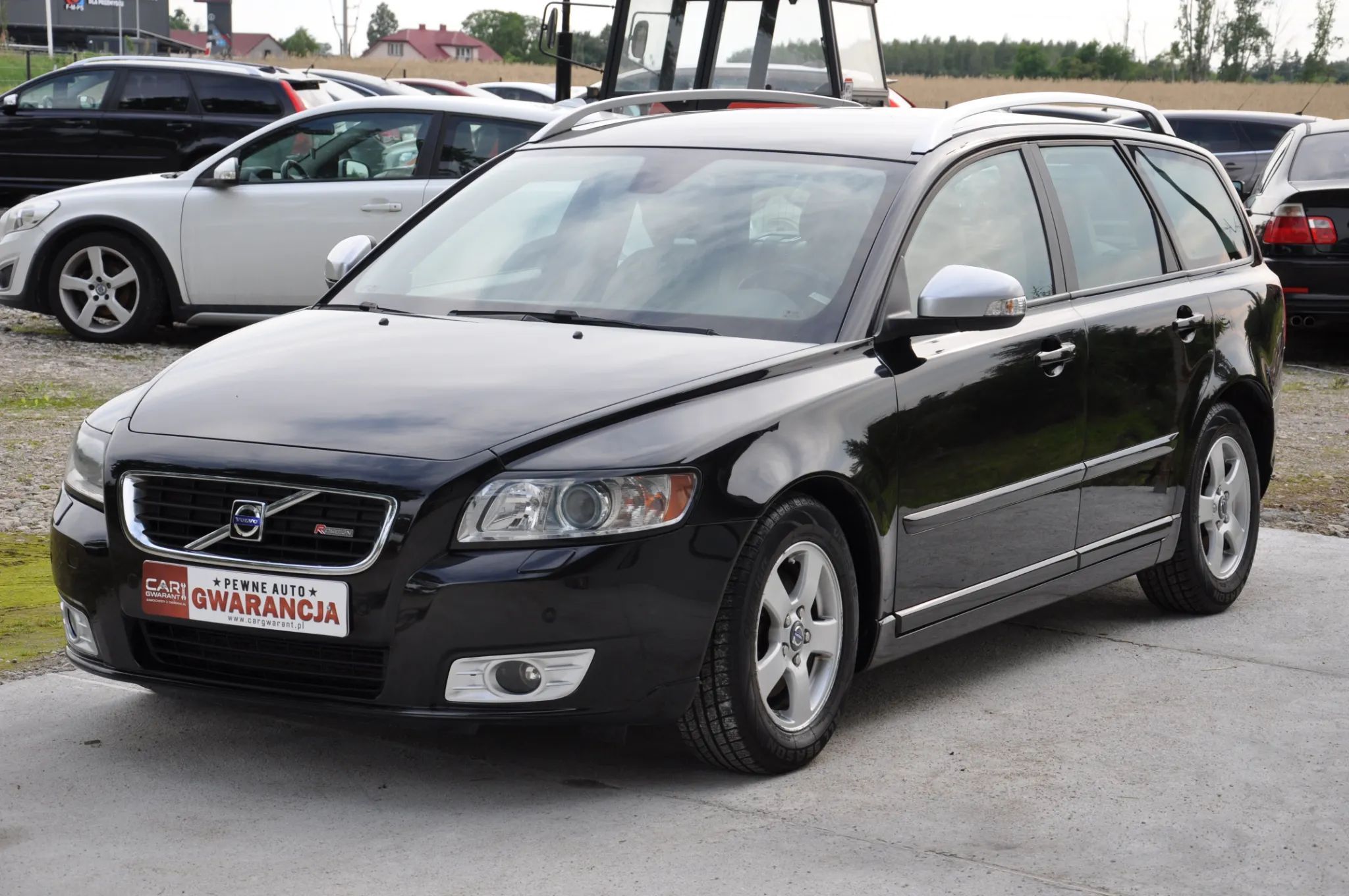 Volvo V50 ŚLICZNE CZARNE Volvo v50*Xenon*BEŻ SKÓRY*Navi*Drewno*Alu*Gwarancja