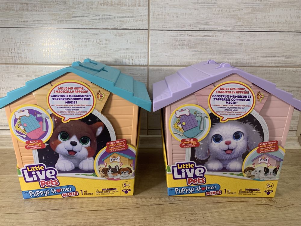 Розпродаж! Собачка Little Live Pets Будинок з  цуценям собачка песик